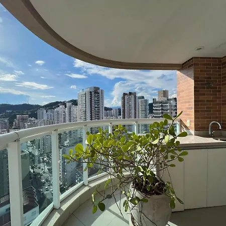 Estanconfor Santos Vista Mar Com Ac, Garagem, Alto 23º Andar Apartment Exterior photo